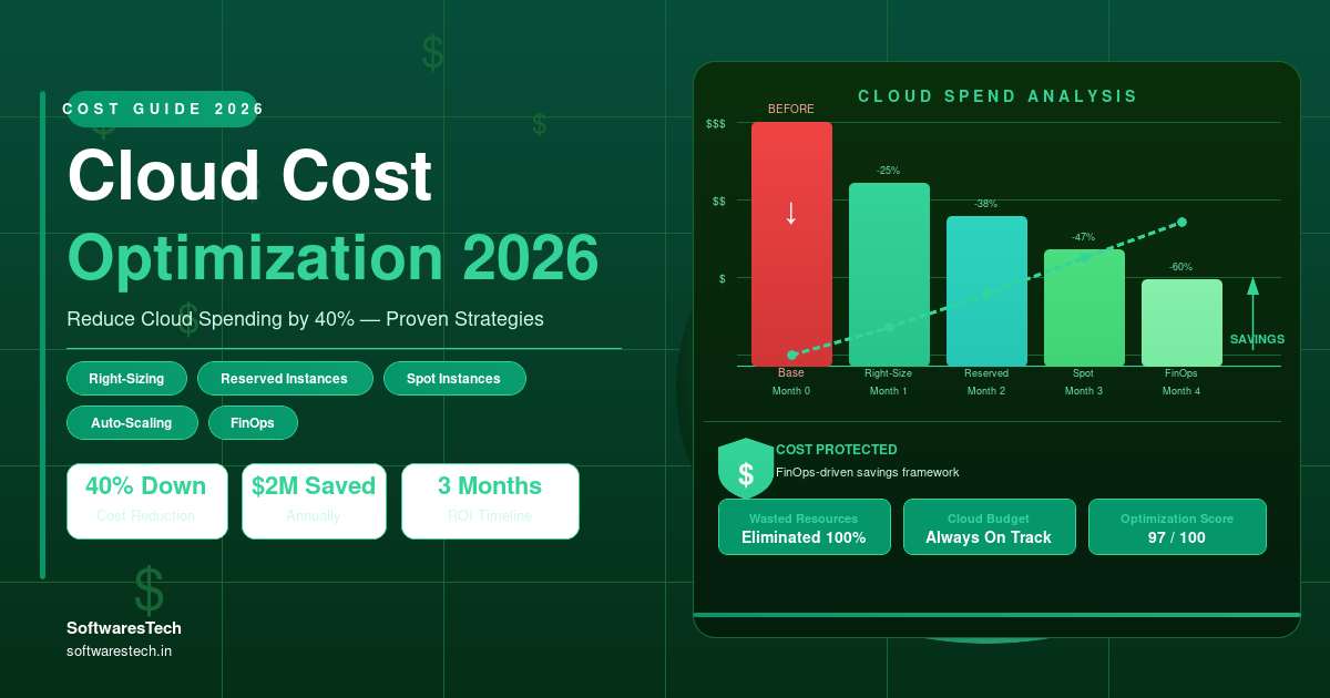 Cloud Cost Optimization Best Practices: How Businesses Can Reduce Cloud Spending by 40%