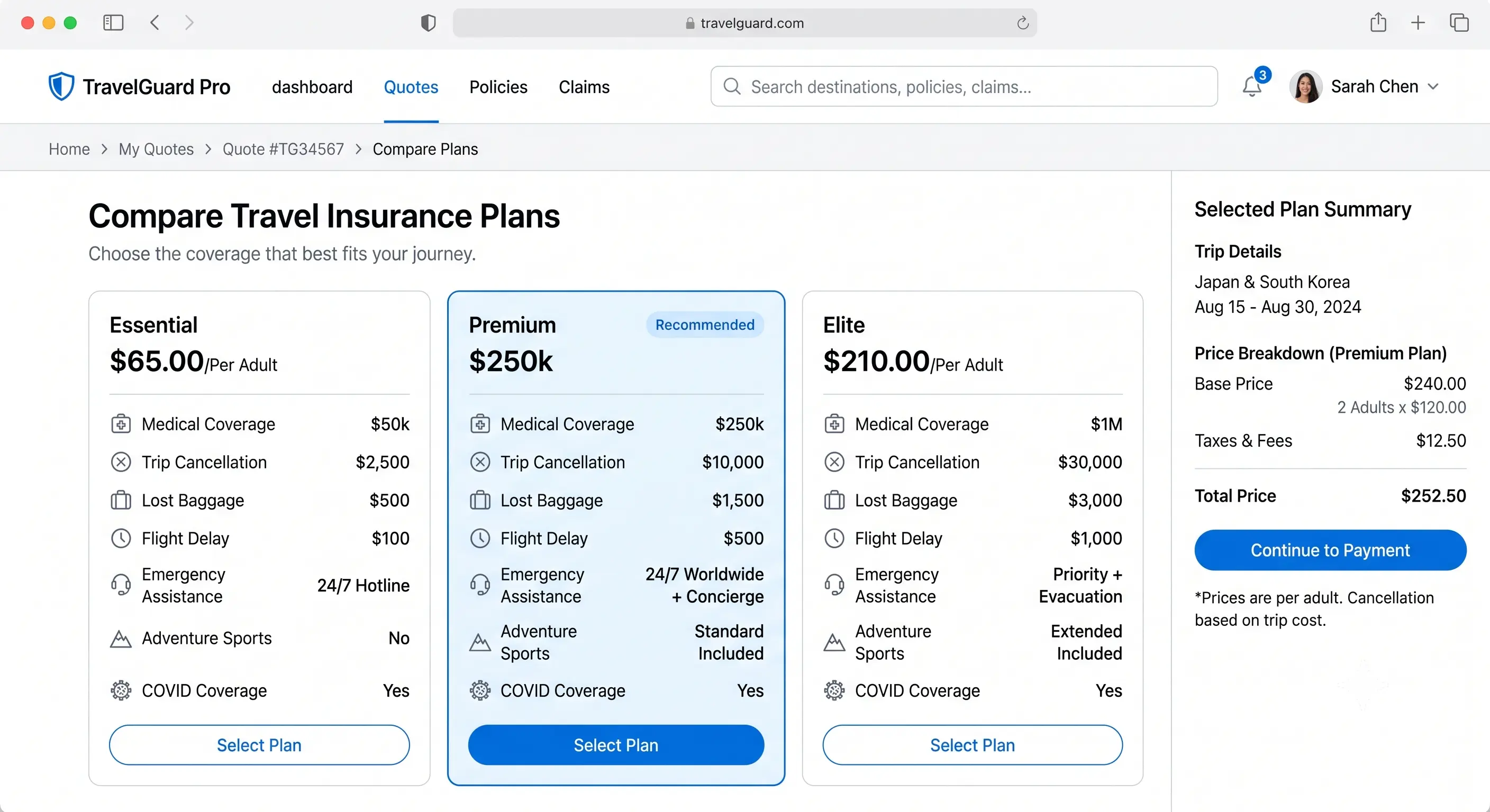 Smart Plan Comparison